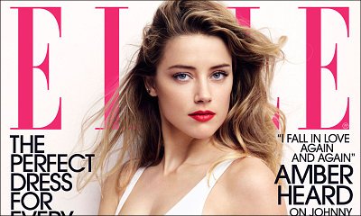 Amber Heard Is Sizzling Hot on Elle Cover, Finally Talks About Marriage to Johnny Depp