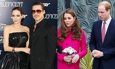 Brad Pitt and Angelina Jolie Have Tea With Prince William and Kate Middleton