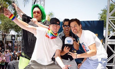 'Magic Mike' Stars Channing Tatum and Matt Bomer Dance at L.A. Gay Pride Parade