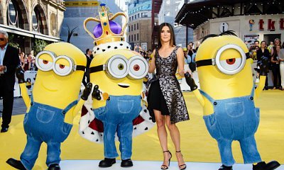 Sandra Bullock Glams Up at 'Minions' Premiere in London