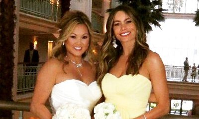 Sofia Vergara Walks Down the Aisle as Bridesmaid at Friend's Wedding