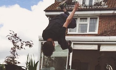'Spider-Man' Contender Tom Holland Shows Off His Spidey-Like Skills