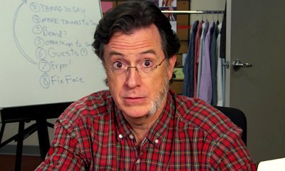 Video: Stephen Colbert Shaves His Beard as He Prepares for His 'Late Show'