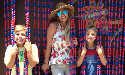 Britney Spears Recreates 'Oops!...I Did It Again' Album Cover With Sons in New Photo