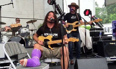 Video: Dave Grohl Forms Supergroup, Covers Neil Young's 'Cinnamon Girl' at Motorcycle Rally