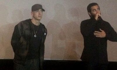 Eminem and Jake Gyllenhaal Surprise Fans at 'Southpaw' Detroit Screening