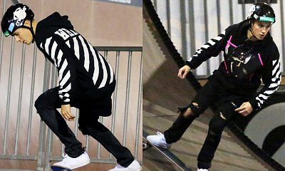 Justin Bieber Enjoys Late Night Skate in Sydney