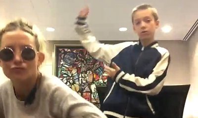 Video: Kate Hudson and Son Ryder Rap Along and Dance to 'Trap Queen' at Airport