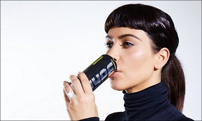 Kim Kardashian Channels Audrey Hepburn and Marie Antoinette in HYPE Energy Ads