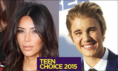 Kim Kardashian Up Against Justin Bieber for Selfie Taker at 2015 Teen Choice Awards