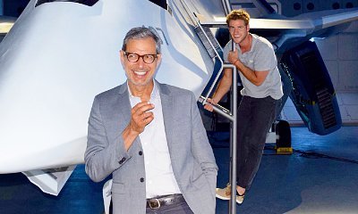 Liam Hemsworth Photobombs Jeff Goldblum in 'Independence Day: Resurgence' Set Pic