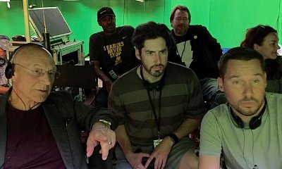 Patrick Stewart Visits 'X-Men: Apocalypse' Set