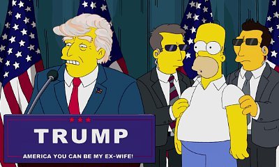 'The Simpsons' Pokes Fun at Donald Trump's Presidential Announcement