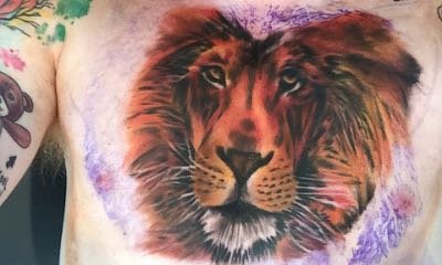 Ed Sheeran Unveils a Huge New Lion Tattoo
