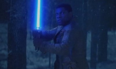 John Boyega Wielding Lightsaber in New 'Star Wars: The Force Awakens' Footage