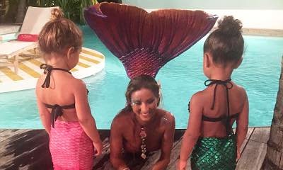 Kim Kardashian Shares Cute Picture of North West and Penelope Disick as 'Little Mermaids'