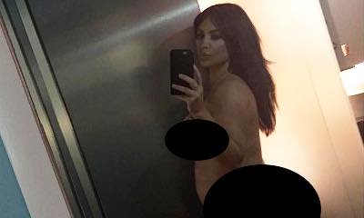 Kim Kardashian Shuts Down Fake Pregnancy Rumor With Nude Selfie