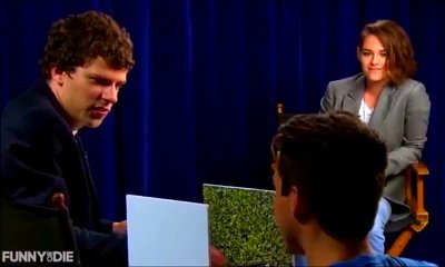 Kristen Stewart Gives Jesse Eisenberg Sexist Questions in Awkward Interview