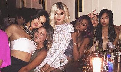 Kylie Jenner Shines Bright With Blonde Wig and Sparkling Dress at 18th Birthday Party