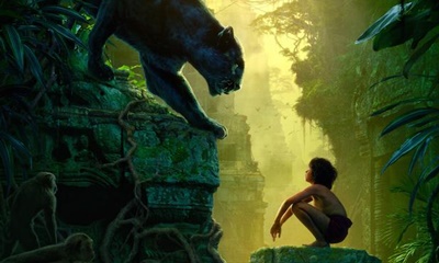 Mowgli Staring Down Jungle Cat in New 'Jungle Book' Poster