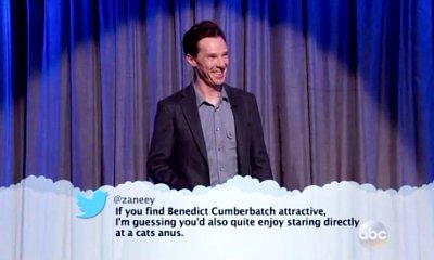 Benedict Cumberbatch Has the Best Reaction to Mean Tweet on 'Jimmy Kimmel Live!'