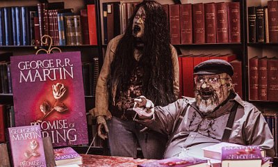 First Look at George R. R. Martin as Zombie on Syfy's 'Z Nation' Unveiled