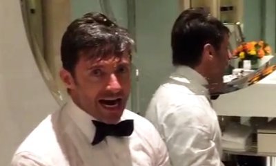 Hugh Jackman Revives Ice Bucket Challenge, Gets Drenched in Fancy Outfit