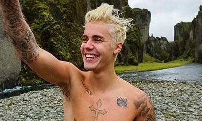 Justin Bieber Only Wears Wet Boxer-Briefs After Jumping Into Glacial Lake in Iceland