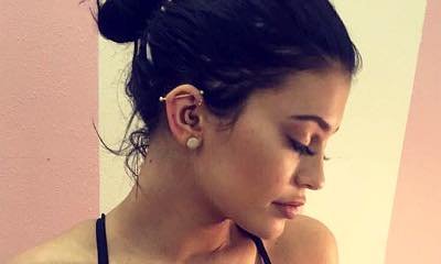 Kylie Jenner Shows Off New Ear Piercing in Sexy Snapchat Photos
