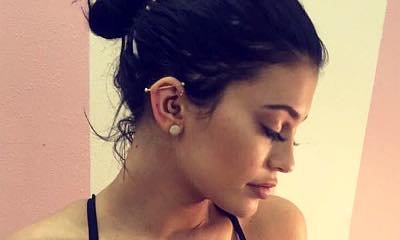 kylie jenner forward helix piercing