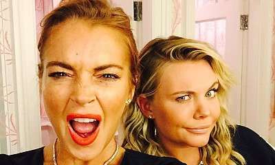 Lindsay Lohan Trapped in Elevator in London