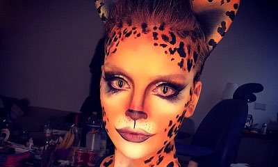 Perrie Edwards Transforms Into Cheetah for Halloween-Themed Promo