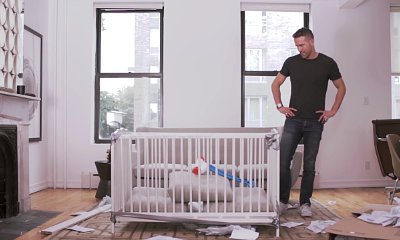 Ryan Reynolds Uses Duct Tape to Build an IKEA Crib
