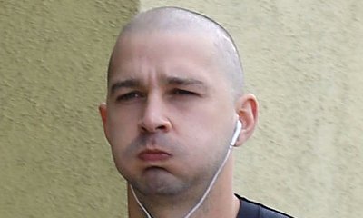 Shia LaBeouf Debuts Bald Head