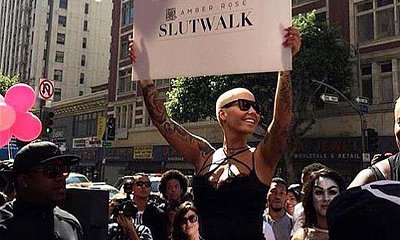 Amber Rose Calls Out Kanye West at SlutWalk Over His '30 Showers' Remark
