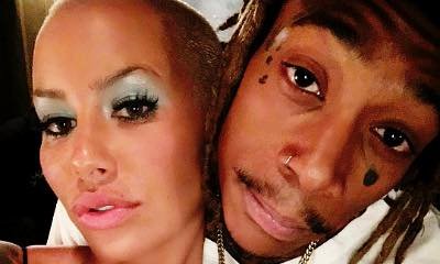 Amber Rose Reunites With Wiz Khalifa for Cozy Selfie