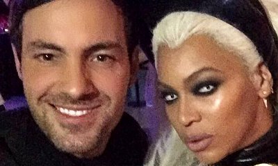 Beyonce Knowles Dresses Up as Storm at Halloween Party