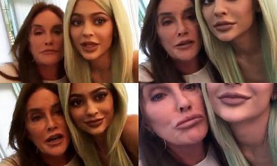 Video: Caitlyn Jenner Models Kylie's New Lipstick Line
