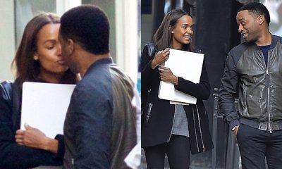 Chiwetel Ejiofor Snapped Kissing Mystery Female Companion