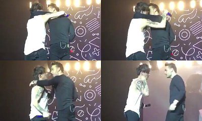 Video: Liam Payne and Louis Tomlinson Accidentally Kiss During 1D Concert