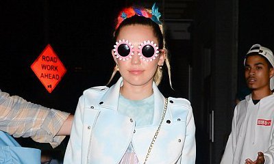 Miley Cyrus Flashes Underboob and Panties in Bizarre Outfit