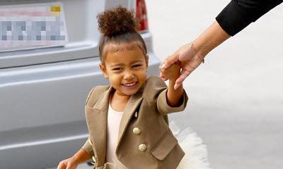 Video: North West Tells Paparazzi 'No Pictures'