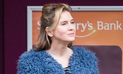 Renee Zellweger Is Pregnant in 'Bridget Jones's Baby' Set Photos