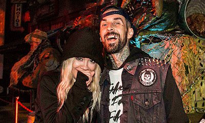 Rita Ora and Travis Barker Pack on PDA at Universal Studios Hollywood