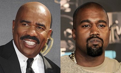 Steve Harvey Wants to Be Kanye West's Running Mate