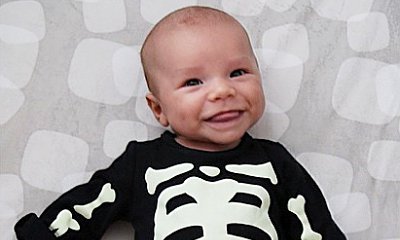 skeleton baby onesie