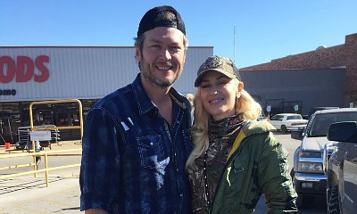 Inseparable! Blake Shelton and Gwen Stefani Spotted Together in Oklahoma on Christmas