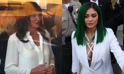 Caitlyn and Kylie Jenner Debut New Hairdo at Lip Kit Launch Party