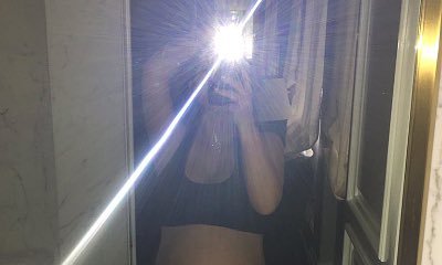 Kim Kardashian Bares Baby Bump as She's 'Ready' to Give Birth Anytime