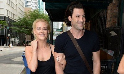 Peta Murgatroyd Shows Off Engagement Ring While Strolling With Maksim Chmerkovskiy After Proposal